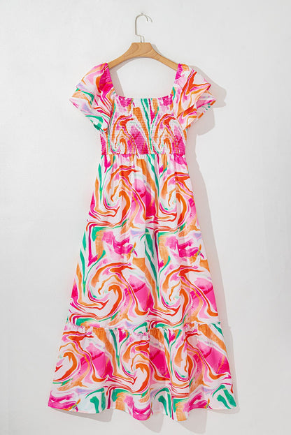 Avery Smocked Bust Maxi Dress - Hello Beautiful BoutiqueMaxi DressesThreaded Pear