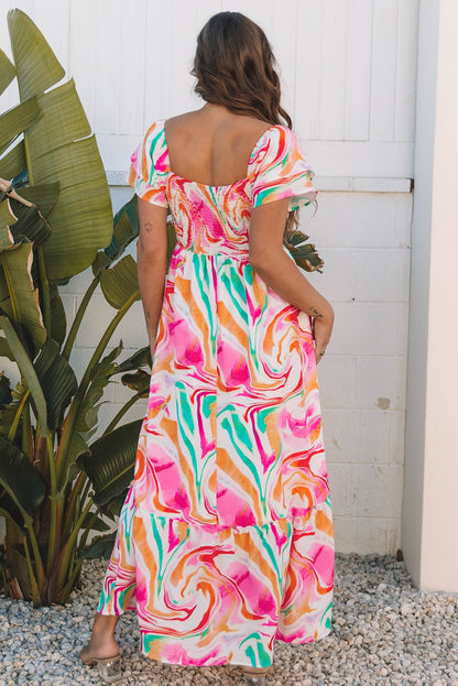 Avery Smocked Bust Maxi Dress - Hello Beautiful BoutiqueMaxi DressesThreaded Pear