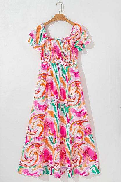 Avery Smocked Bust Maxi Dress - Hello Beautiful BoutiqueMaxi DressesThreaded Pear