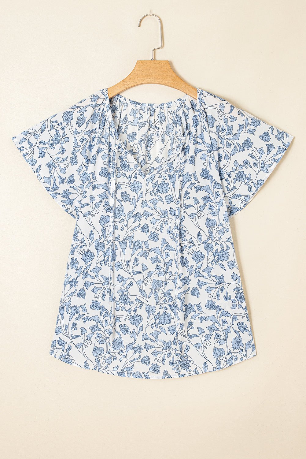 Avianna Print Fantasy Fluttering Blouse - Hello Beautiful BoutiqueBlouses & ShirtsThreaded Pear