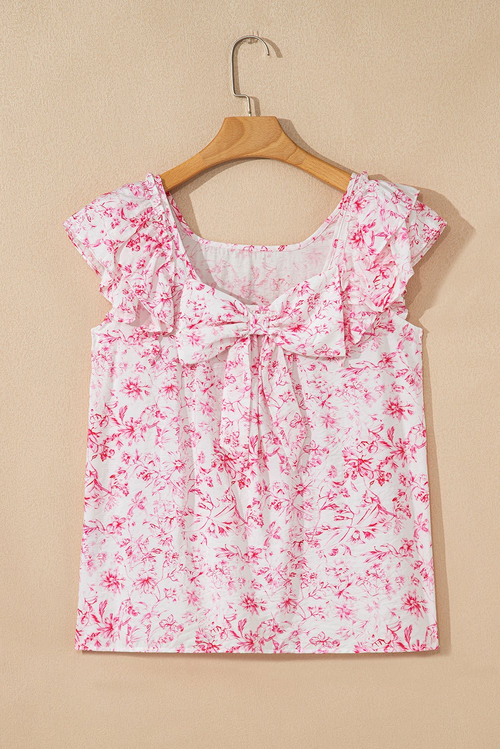 Aya Bow Back Square Blouse - Hello Beautiful BoutiqueBlouses & ShirtsThreaded Pear