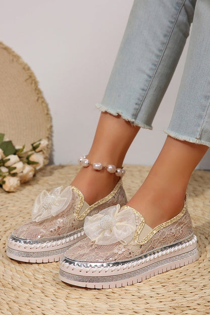 Ayah Breathable Lace Loafer Shoes - Hello Beautiful BoutiqueWomens ShoesThreaded Pear