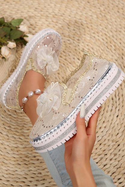 Ayah Breathable Lace Loafer Shoes - Hello Beautiful BoutiqueWomens ShoesThreaded Pear