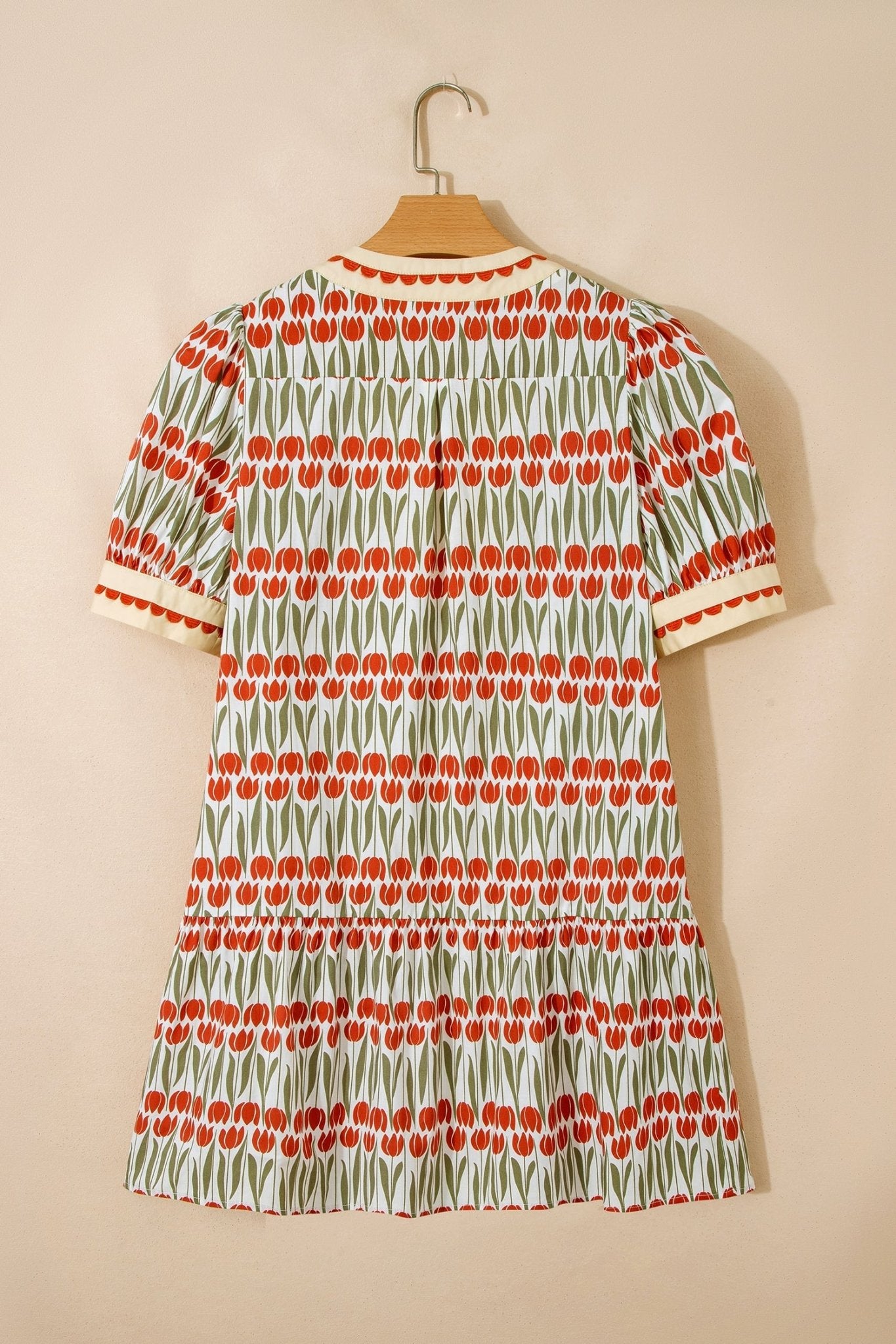 Ayah Short Sleeve Mini Dress - Hello Beautiful BoutiqueFloral DressesThreaded Pear