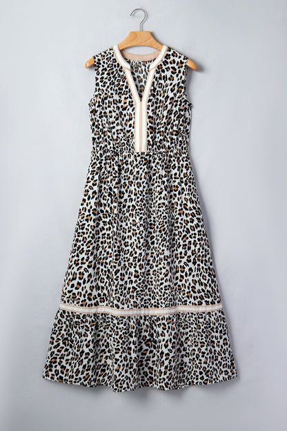 Ayla Trim Sleeveless Midi Dress - Hello Beautiful BoutiqueMidi DressesThreaded Pear
