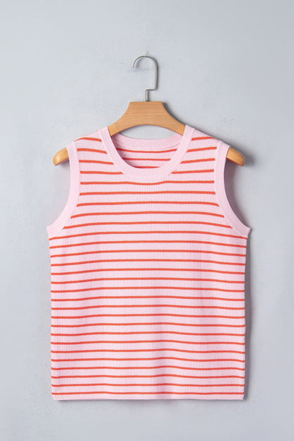 Ayleen Knit Sleeveless Casual Sweater - Hello Beautiful BoutiqueSweater VestsThreaded Pear