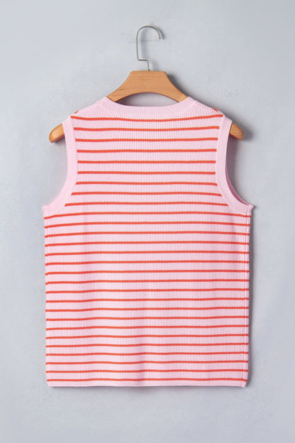 Ayleen Knit Sleeveless Casual Sweater - Hello Beautiful BoutiqueSweater VestsThreaded Pear