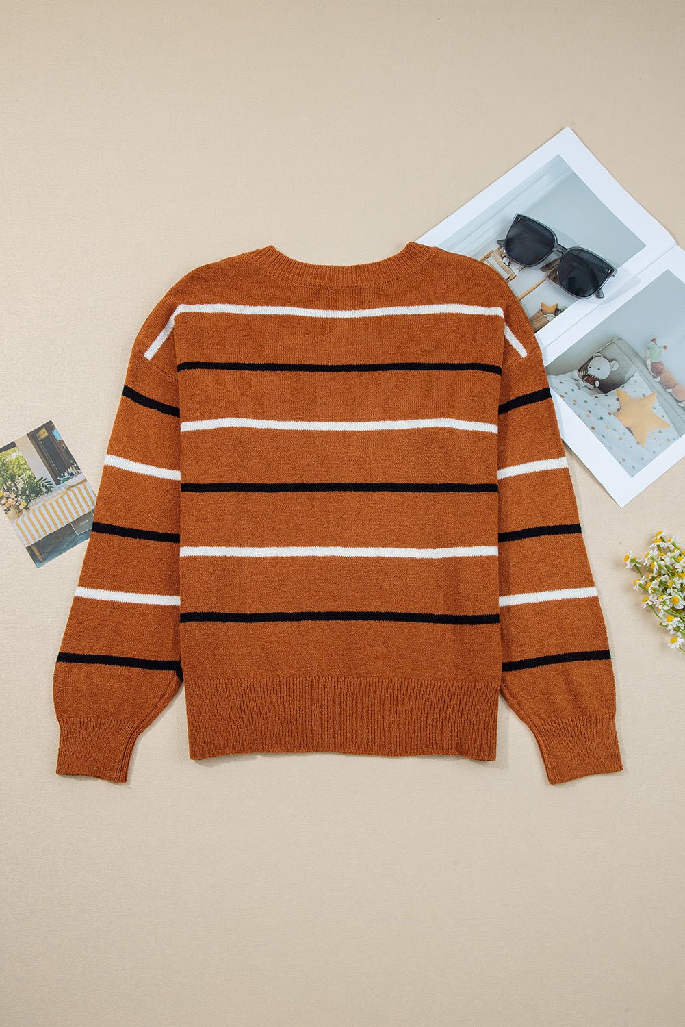 Aylin Edge Drop Shoulder Sweater - Hello Beautiful Boutique15% OFFThreaded Pear