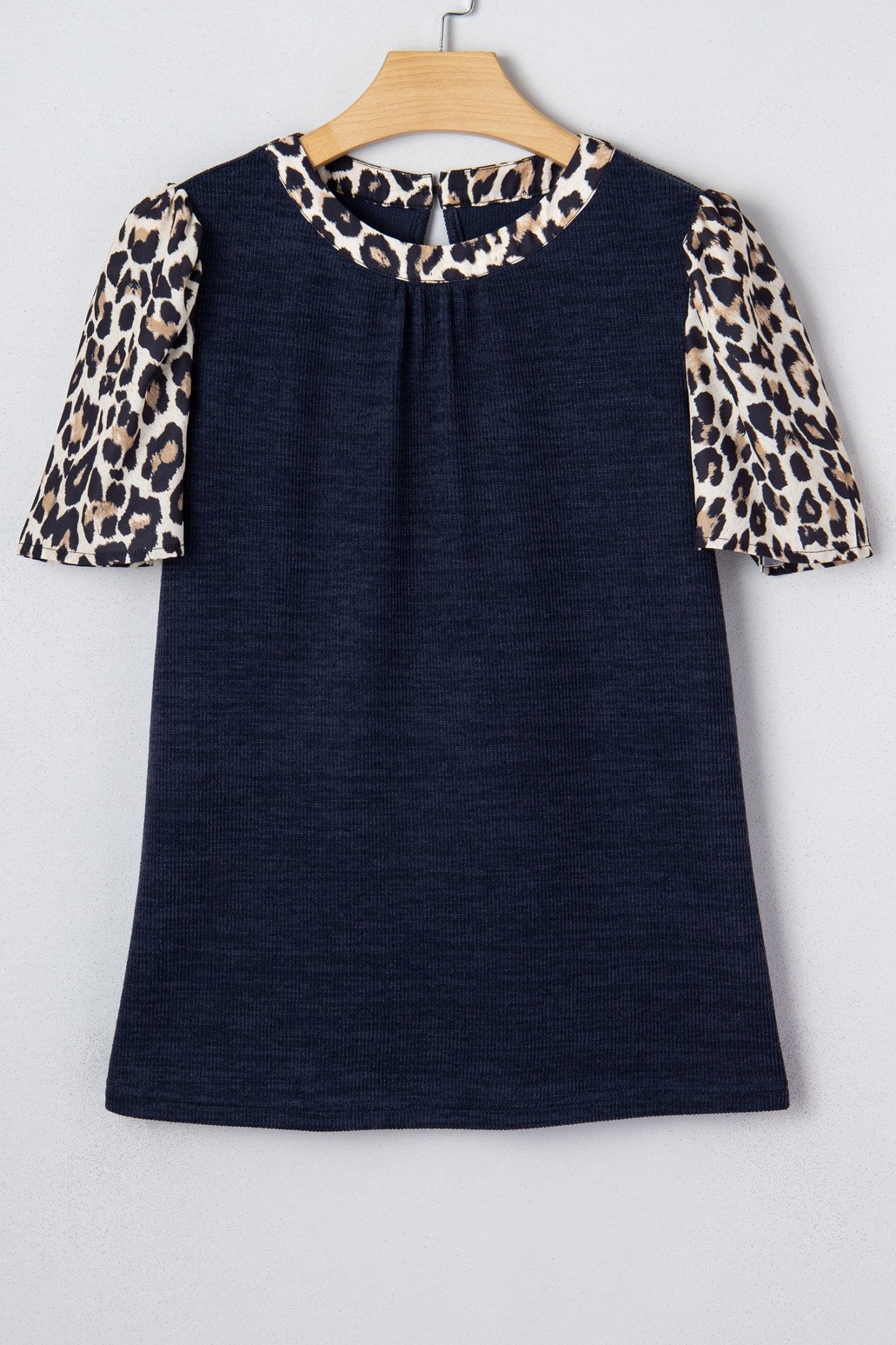 Ayra Patchwork Short Sleeve Top - Hello Beautiful BoutiqueTops & TeesThreaded Pear