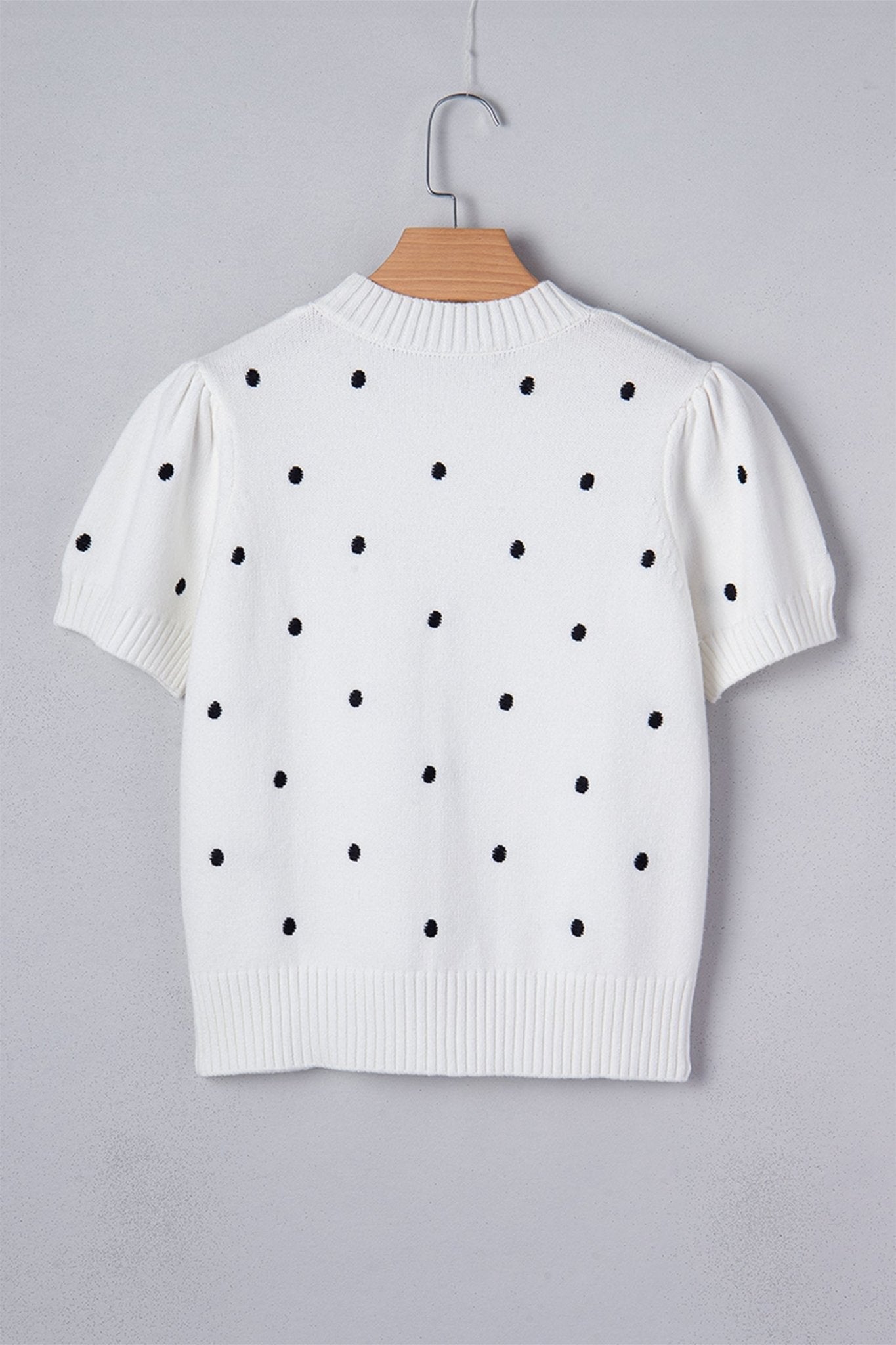 Azariah Bubble Short Sleeve Sweater - Hello Beautiful BoutiqueShort Sleeve SweatersThreaded Pear