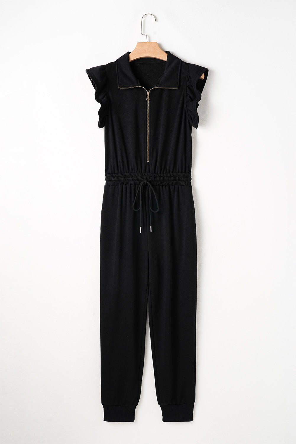 Azariah Drawstring Elastic Waistband Jumpsuit - Hello Beautiful BoutiqueJumpsuits & RompersThreaded Pear