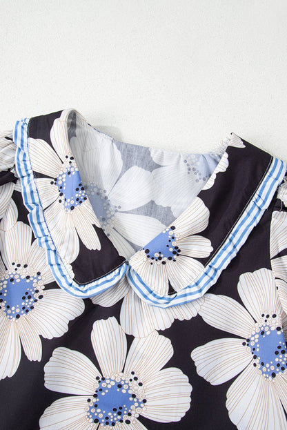 Azariah Tie Sleeve Collared Blouse - Hello Beautiful BoutiqueBlouses & ShirtsThreaded Pear
