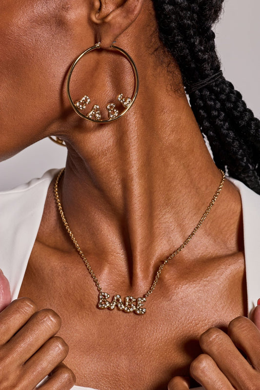 'Babe' Bubble Crystal Pendant Necklace - Hello Beautiful BoutiqueNecklacesALEX AND ANI