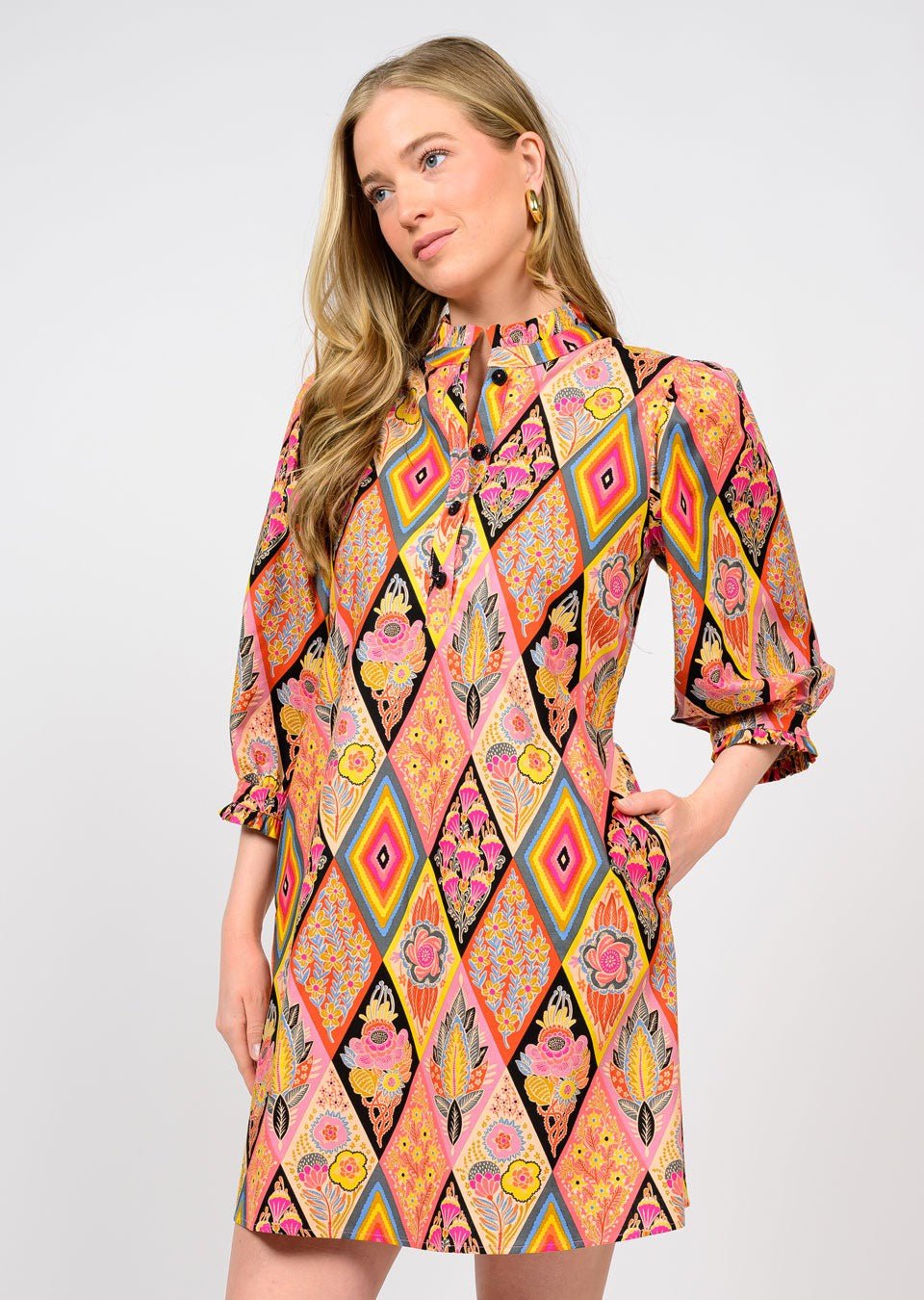 Back Tie Dress 73659 - Hello Beautiful BoutiqueDressUncle Frank