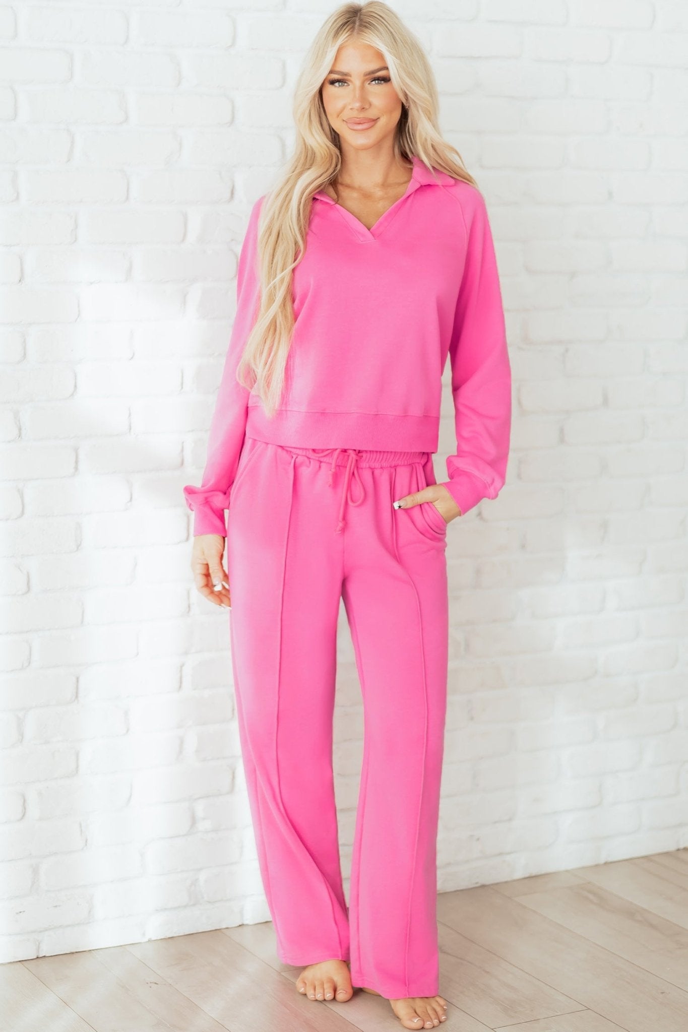 Bailee and Central Seam Set - Hello Beautiful BoutiquePant SetsThreaded Pear