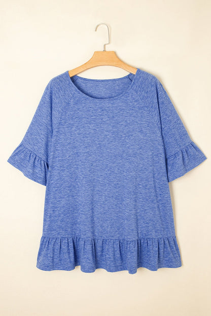 Bailey Short Sleeve Casual PLUS Blouse - Hello Beautiful BoutiquePlus Size Tops & TeesThreaded Pear