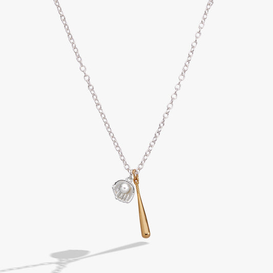 Ballgame Duo Charm Pendant Necklace - Hello Beautiful BoutiqueNecklacesALEX AND ANI