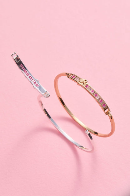 Barbie™ 'You Can Be Anything' Tension Bangle - Hello Beautiful BoutiqueBraceletsALEX AND ANI