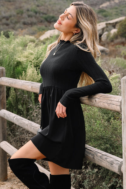 Beajena Long Sleeve Mini Dress - Hello Beautiful BoutiqueMini DressesThreaded Pear