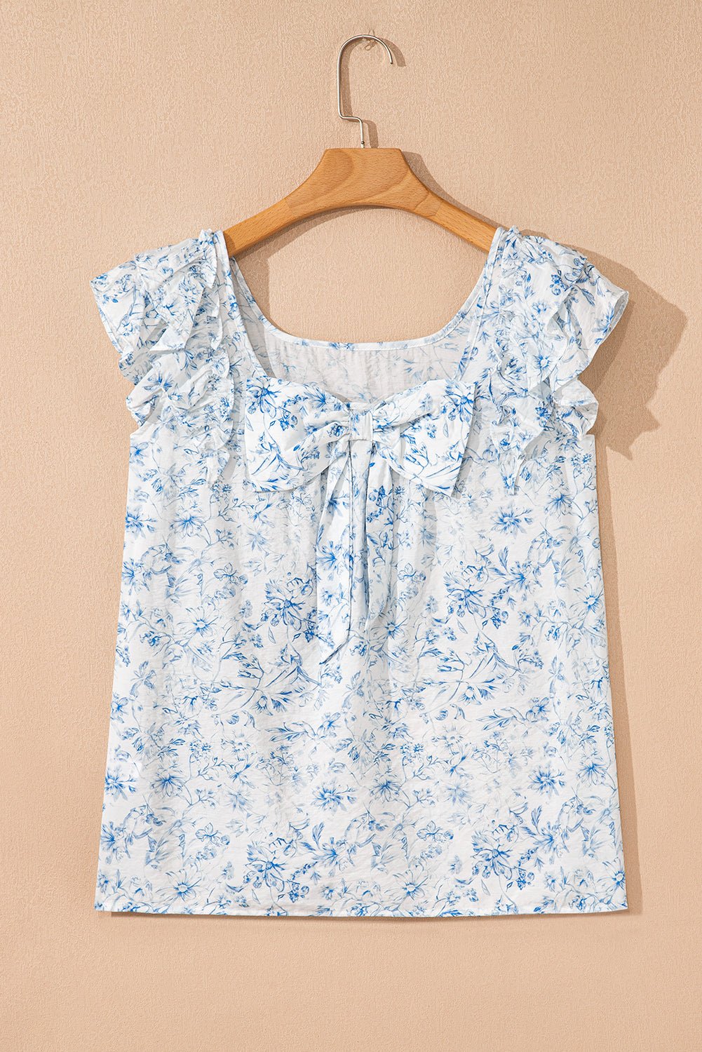 Beatrice Bow Back Square Blouse - Hello Beautiful BoutiqueBlouses & ShirtsThreaded Pear