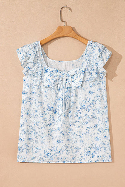 Beatrice Bow Back Square Blouse - Hello Beautiful BoutiqueBlouses & ShirtsThreaded Pear