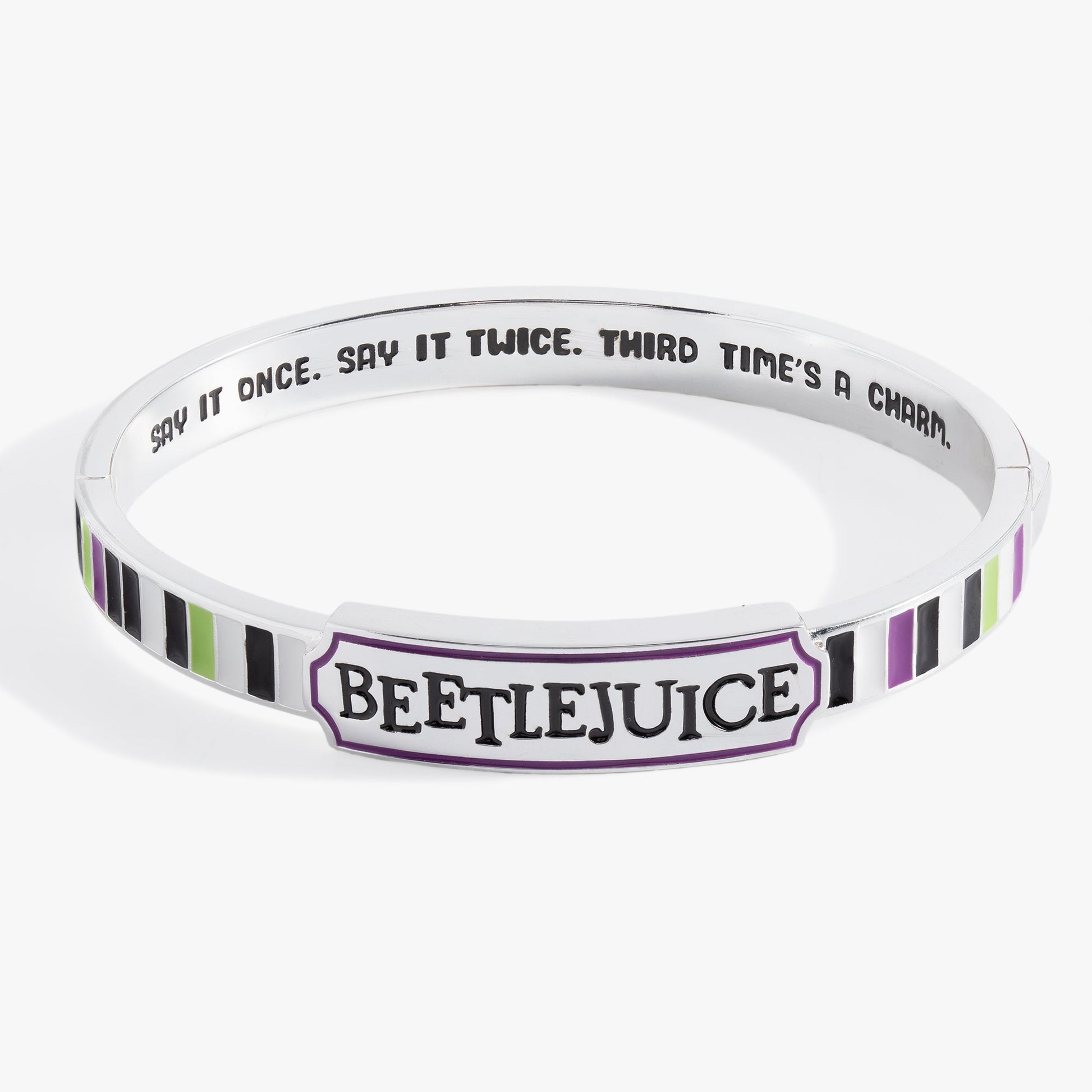 BEETLEJUICE™ 'Say It Once. Say It Twice. Third Time's A Charm' Bangle - Hello Beautiful BoutiqueBraceletsALEX AND ANI