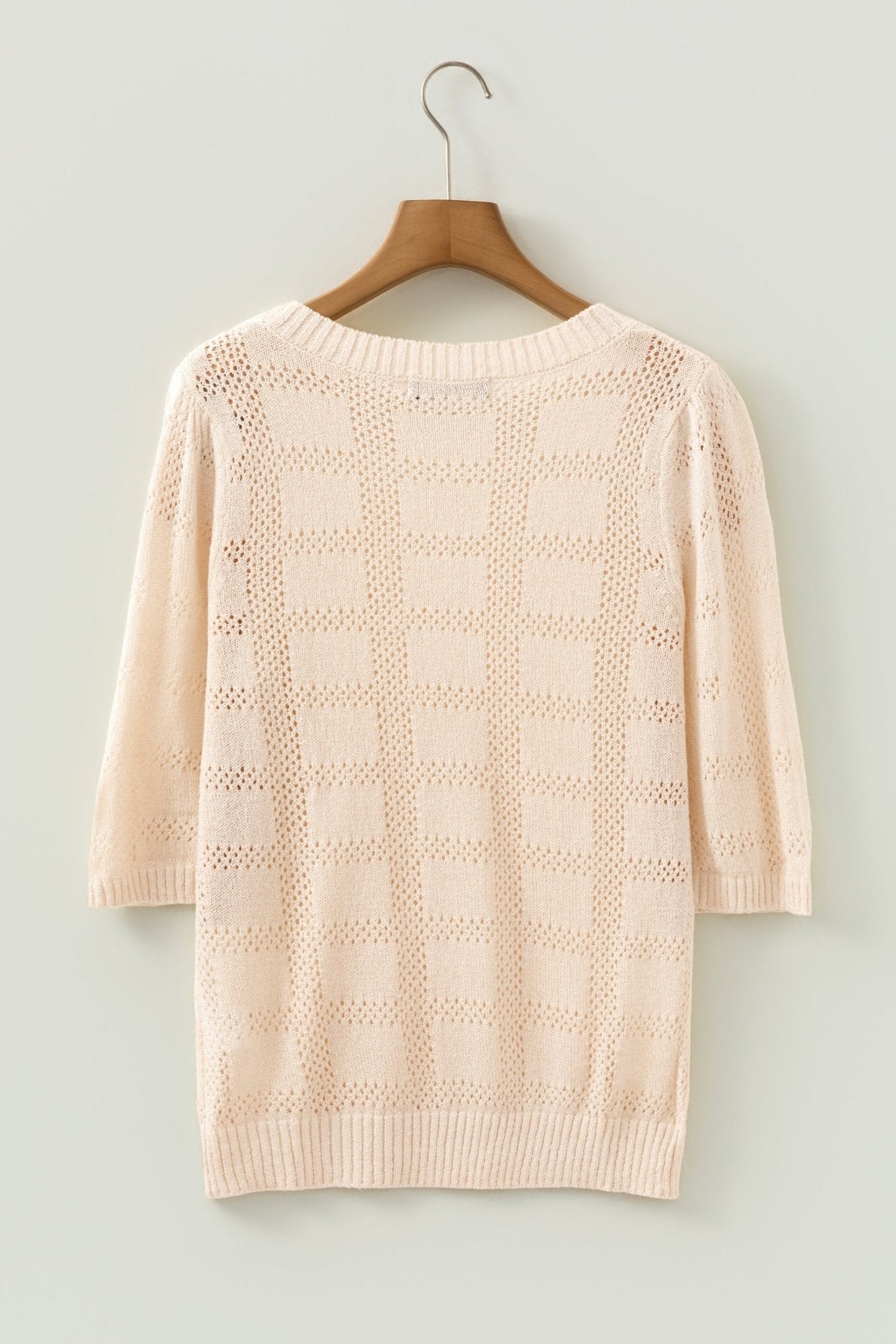 Belen Knit Short Sleeve Sweater - Hello Beautiful BoutiqueShort Sleeve SweatersThreaded Pear
