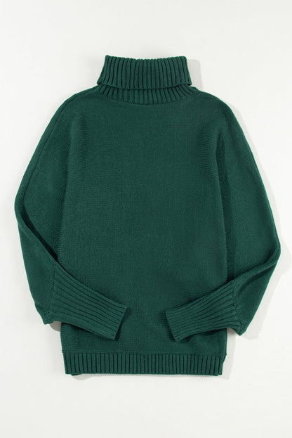 Belen Letter Embroidered High Sweater - Hello Beautiful BoutiqueSweatersThreaded Pear