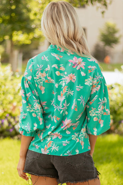 Bella Lantern Sleeve Front Shirt - Hello Beautiful BoutiqueBlouses & ShirtsThreaded Pear