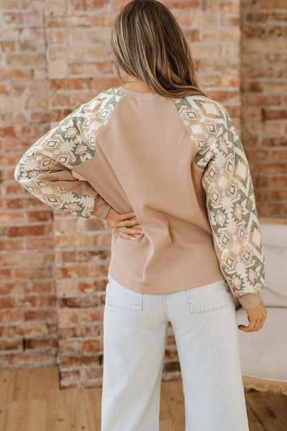 Bella Raglan Sleeve Knit Top - Hello Beautiful BoutiqueLong Sleeve TopsThreaded Pear