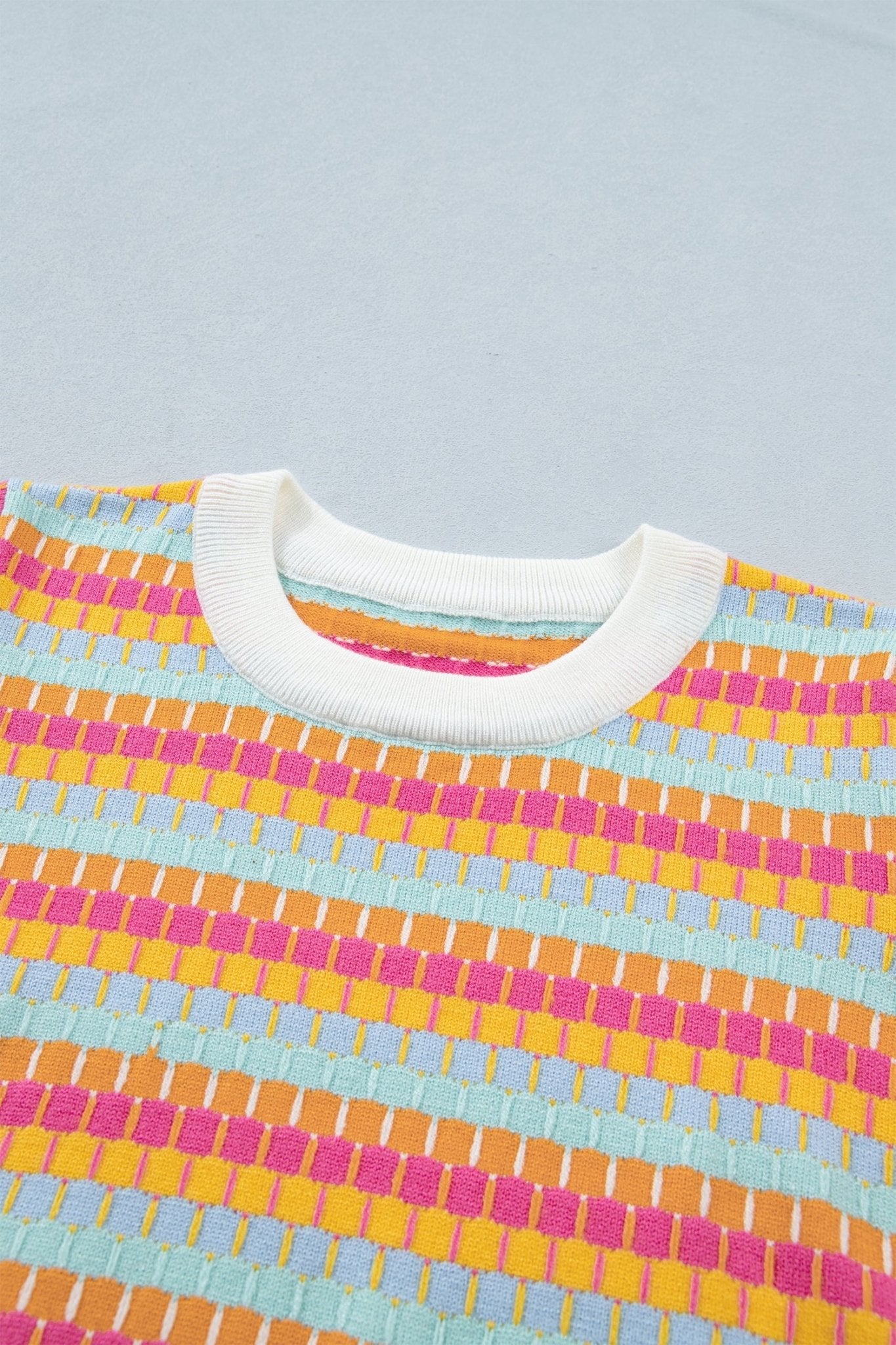Bellamy Knit Short Sleeve Sweater - Hello Beautiful BoutiqueShort Sleeve SweatersThreaded Pear