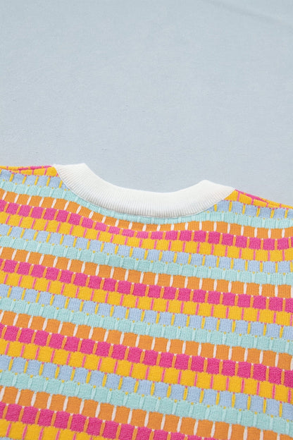 Bellamy Knit Short Sleeve Sweater - Hello Beautiful BoutiqueShort Sleeve SweatersThreaded Pear