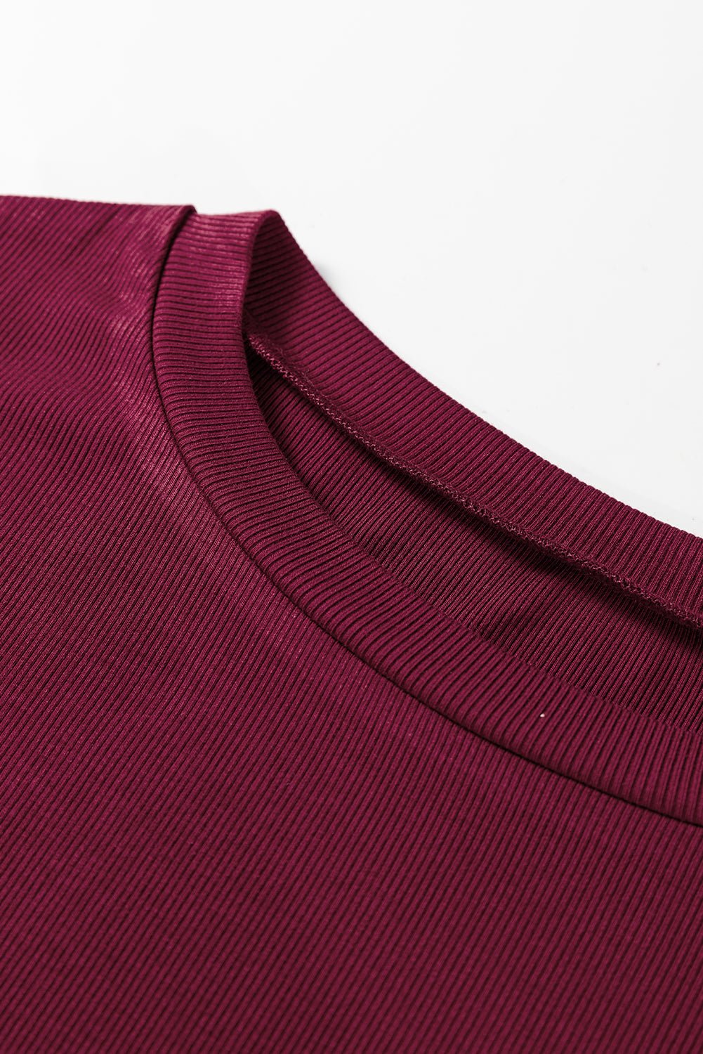 Bellamy Ribbed Body Patchwork Long Sleeve Top - Hello Beautiful BoutiqueLong Sleeve TopsThreaded Pear
