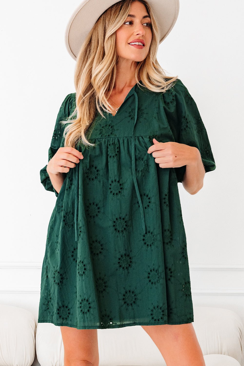 Beth Sleeve Swing Mini Dress - Hello Beautiful BoutiqueMini DressesThreaded Pear