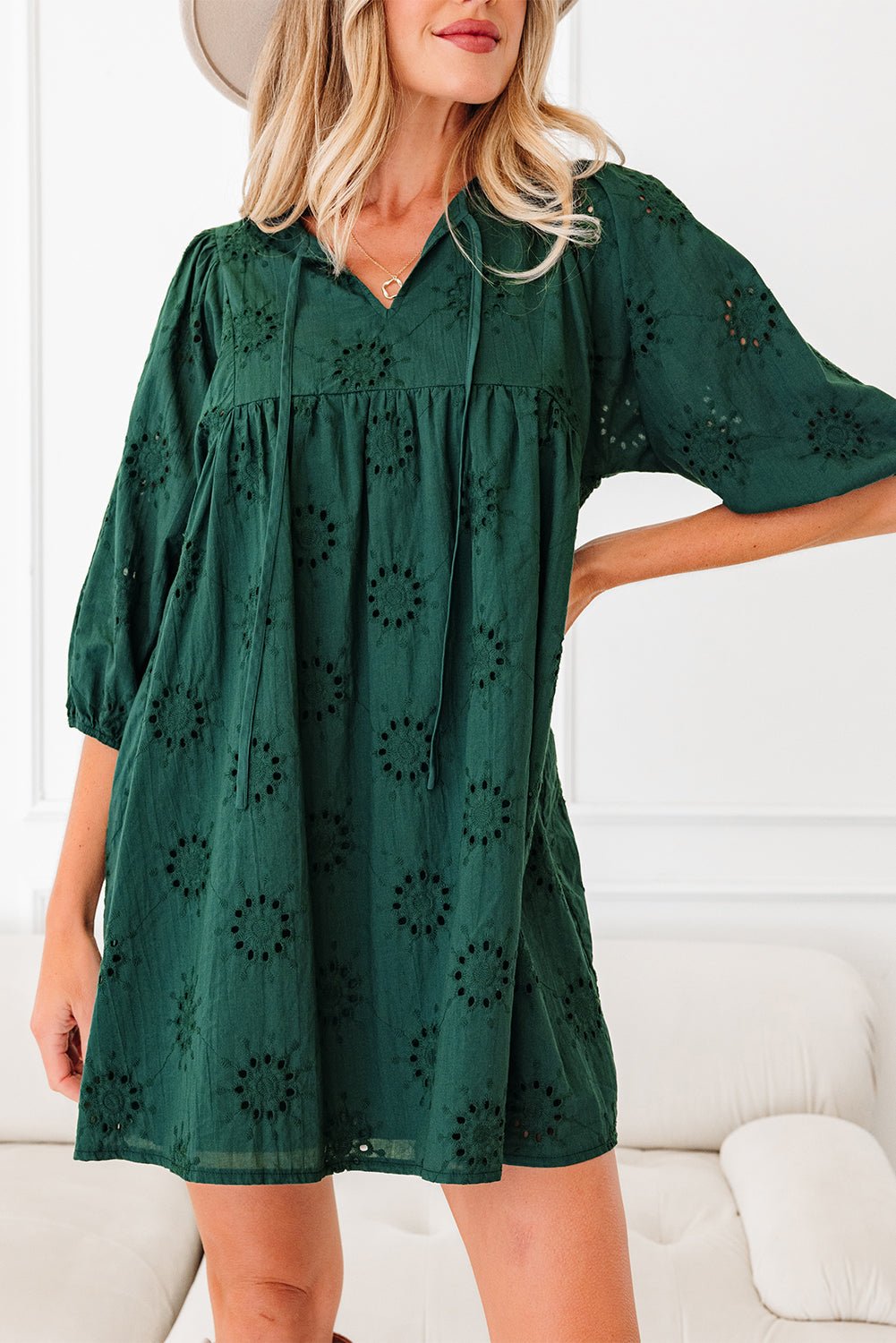 Beth Sleeve Swing Mini Dress - Hello Beautiful BoutiqueMini DressesThreaded Pear
