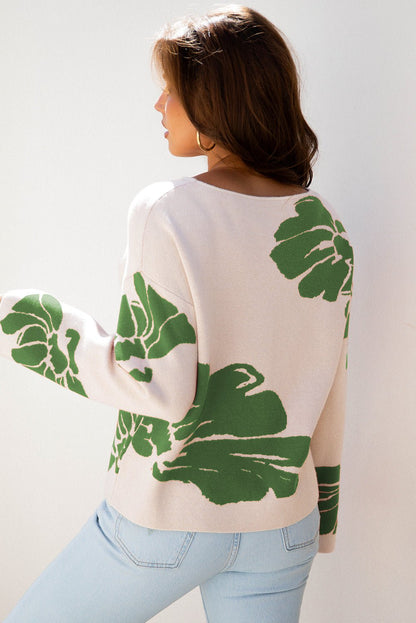 Beth Wide Sleeve Baggy Sweater - Hello Beautiful BoutiqueSweatersThreaded Pear