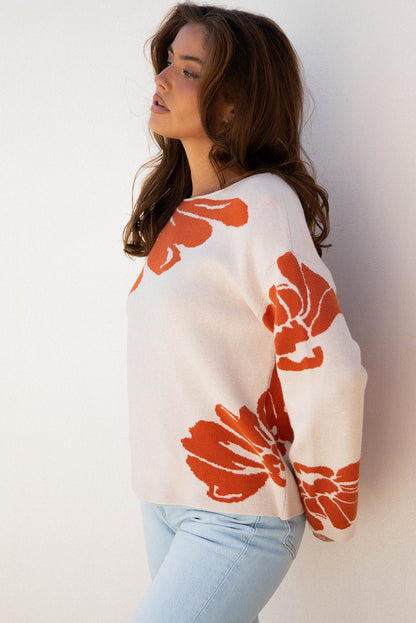 Beth Wide Sleeve Baggy Sweater - Hello Beautiful BoutiqueSweatersThreaded Pear