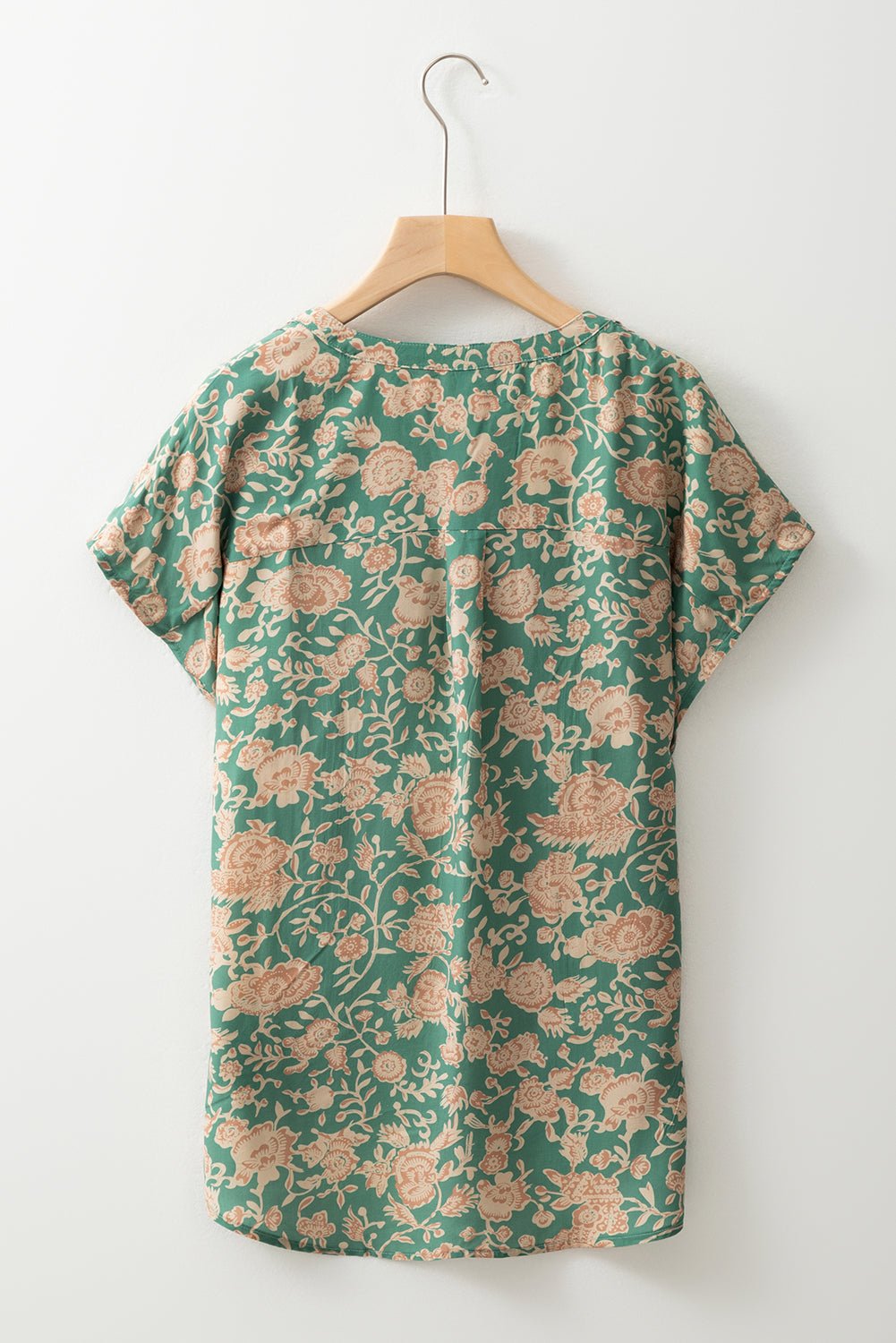 Bethany Pleated Short Sleeve Blouse - Hello Beautiful BoutiqueBlouses & ShirtsThreaded Pear