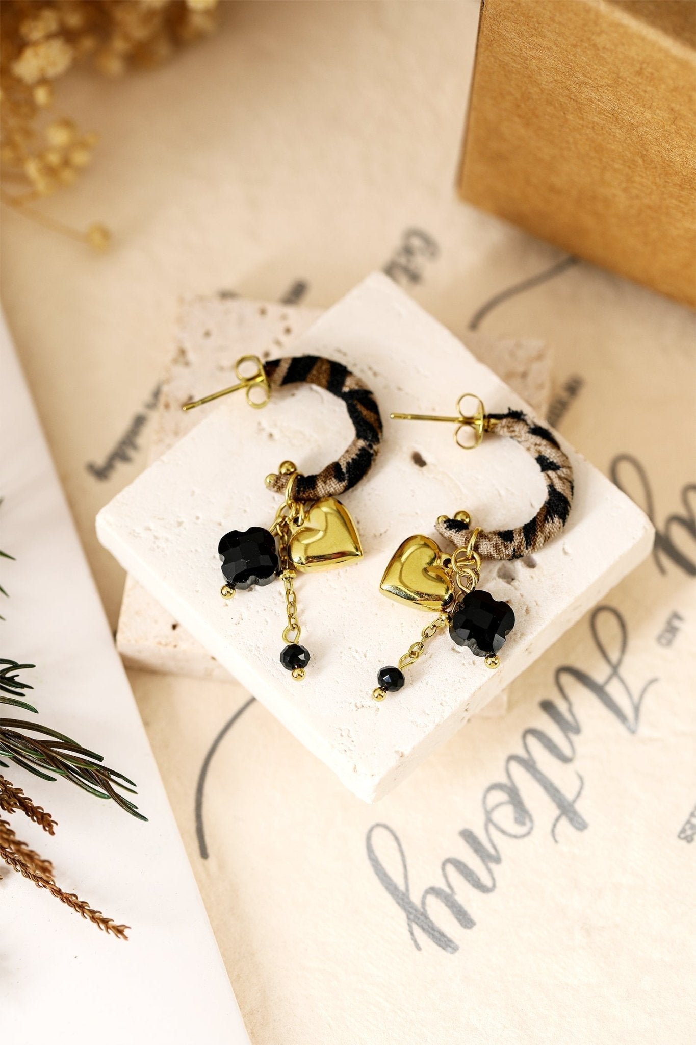 Bethany Wrapped Open Loop Earrings - Hello Beautiful BoutiqueJewelryThreaded Pear