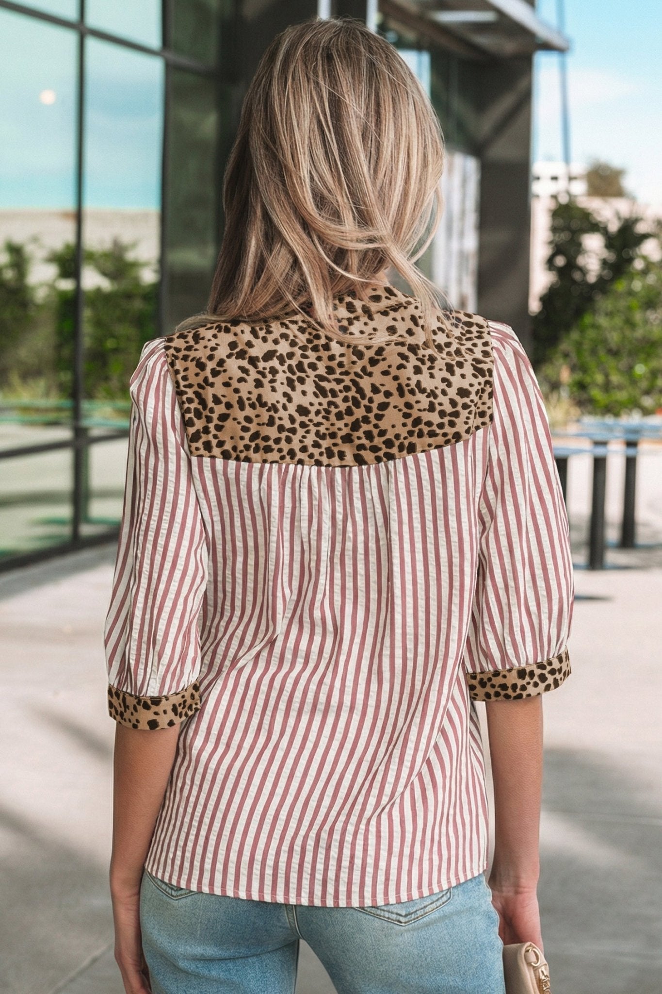 Bianca Down Half Sleeve Shirt - Hello Beautiful BoutiqueBlouses & ShirtsThreaded Pear