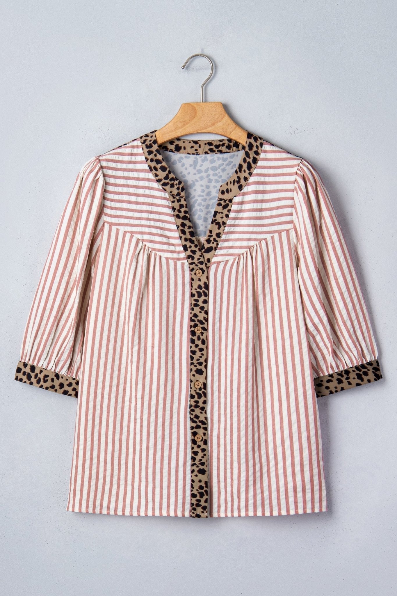 Bianca Down Half Sleeve Shirt - Hello Beautiful BoutiqueBlouses & ShirtsThreaded Pear