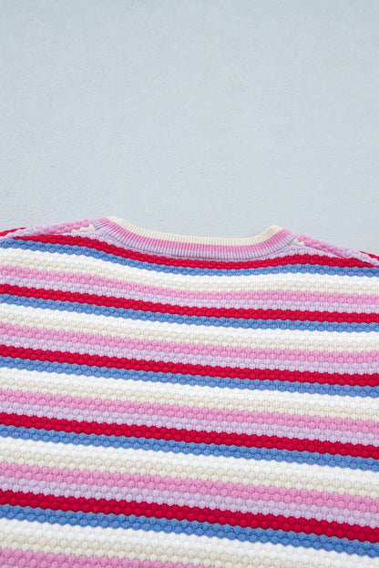 Bianca Knit Short Sleeve Sweater - Hello Beautiful BoutiqueShort Sleeve SweatersThreaded Pear