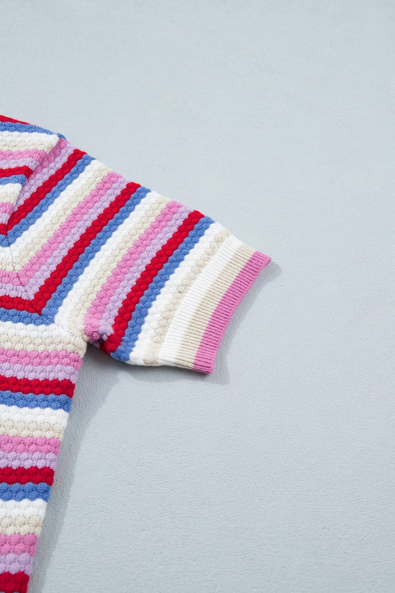 Bianca Knit Short Sleeve Sweater - Hello Beautiful BoutiqueShort Sleeve SweatersThreaded Pear