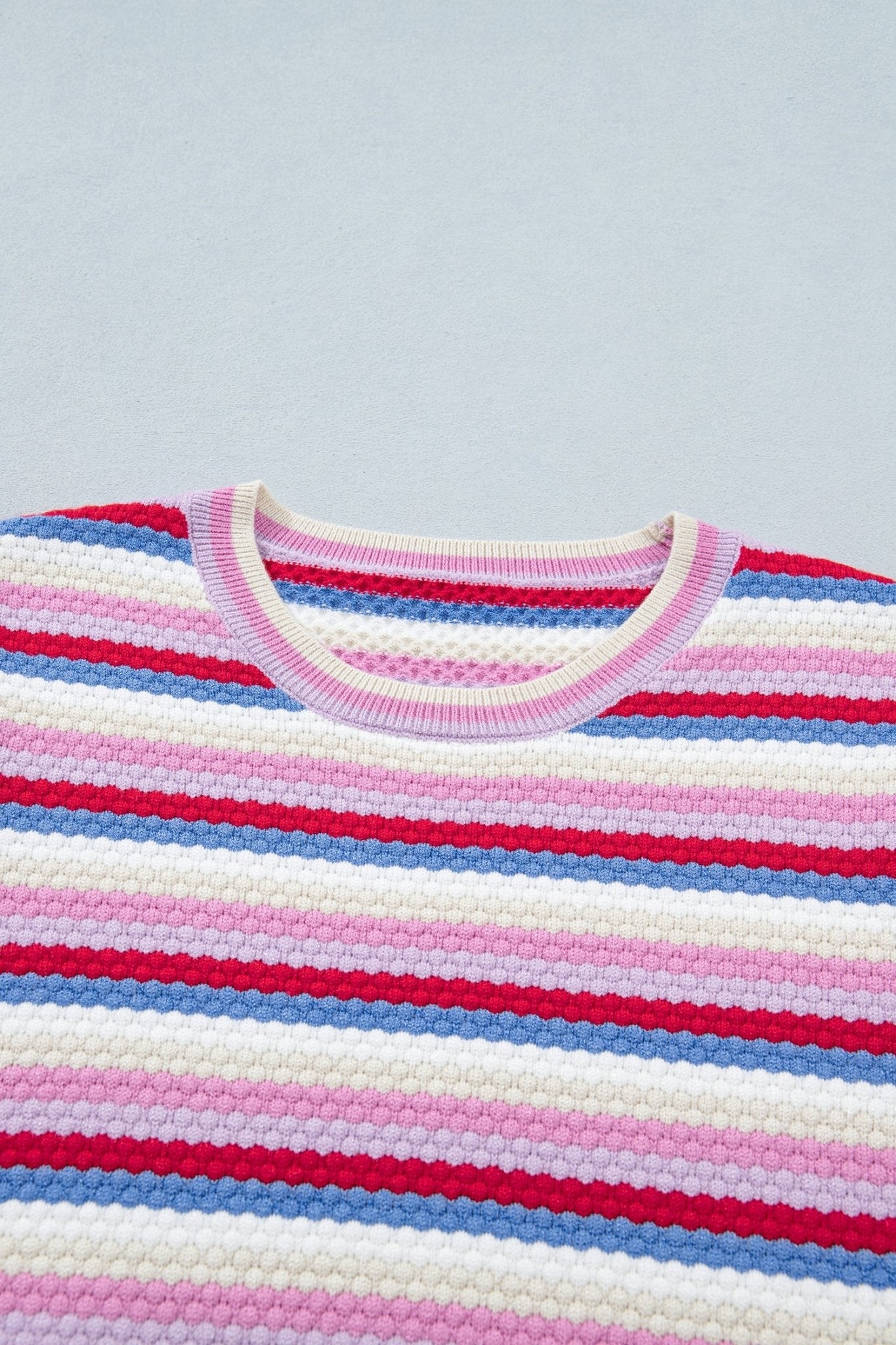 Bianca Knit Short Sleeve Sweater - Hello Beautiful BoutiqueShort Sleeve SweatersThreaded Pear