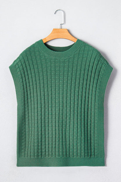 Birdie Textured Short Sleeve Sweater - Hello Beautiful BoutiqueShort Sleeve SweatersThreaded Pear