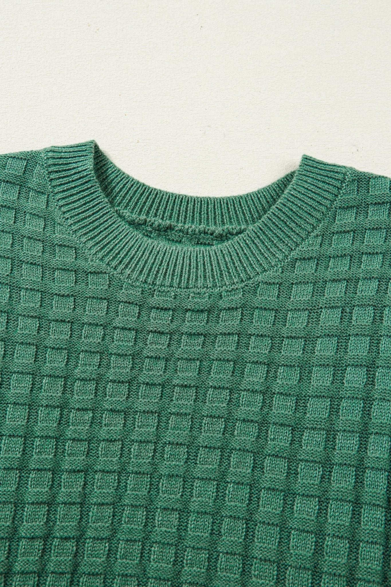 Birdie Textured Short Sleeve Sweater - Hello Beautiful BoutiqueShort Sleeve SweatersThreaded Pear