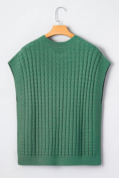 Birdie Textured Short Sleeve Sweater - Hello Beautiful BoutiqueShort Sleeve SweatersThreaded Pear