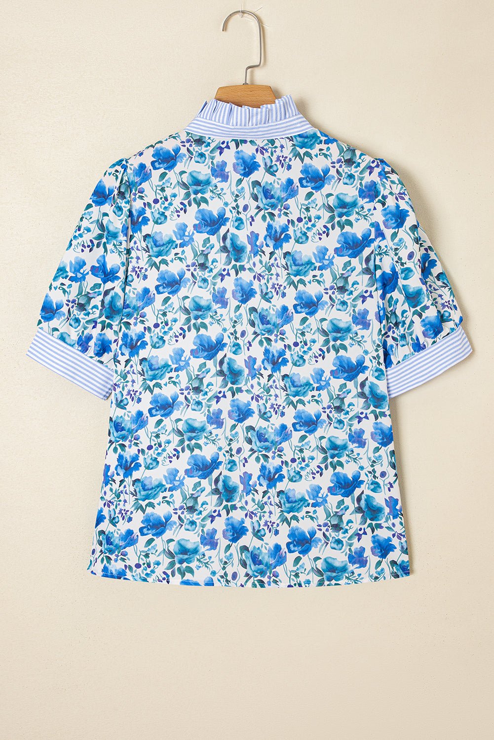 Blair Collared Short Sleeve Blouse - Hello Beautiful BoutiqueBlouses & ShirtsThreaded Pear