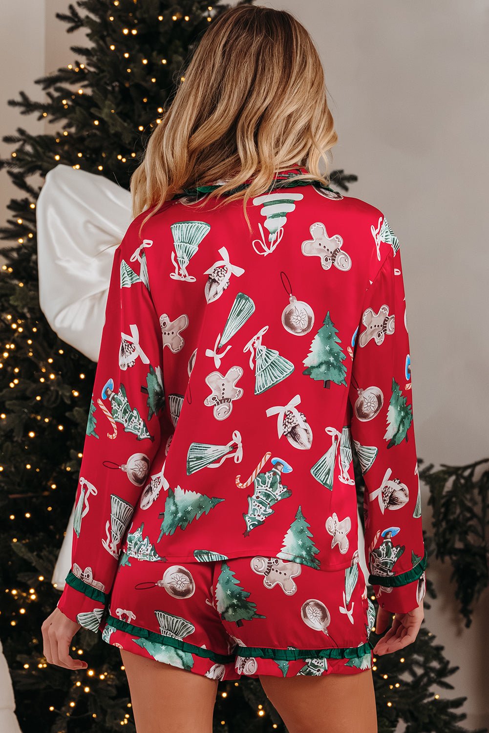 Blair Knot 2pcs Pajama Set - Hello Beautiful BoutiqueSleepwearThreaded Pear