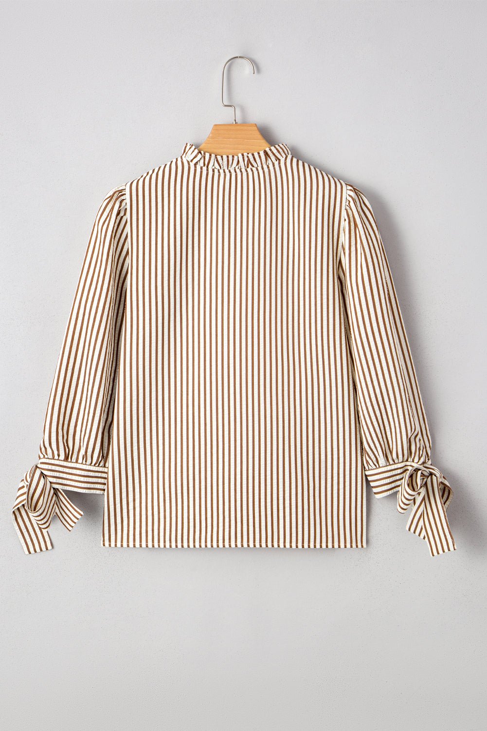 Blair Tied Cuffs Seersucker Blouse - Hello Beautiful BoutiqueBlouses & ShirtsThreaded Pear